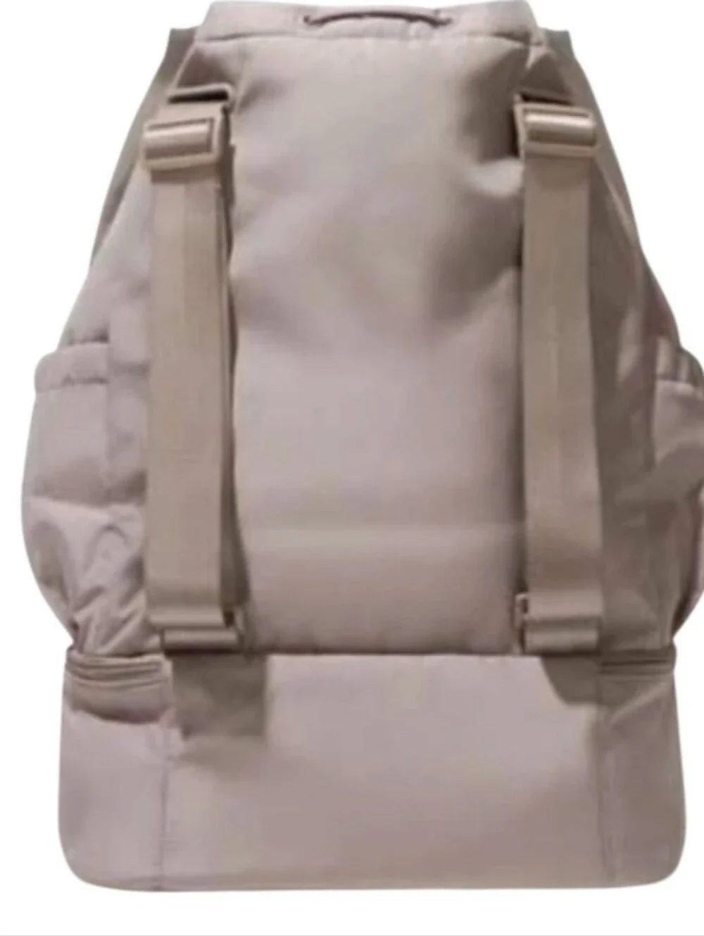 Beyond Yoga Convertible Gym Bag Backpack Tote Birch Gray Like New